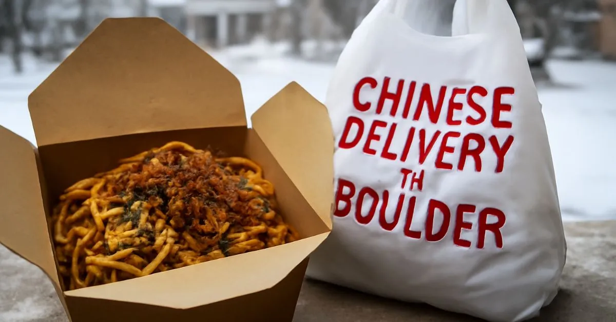 Chinese Delivery in Boulder